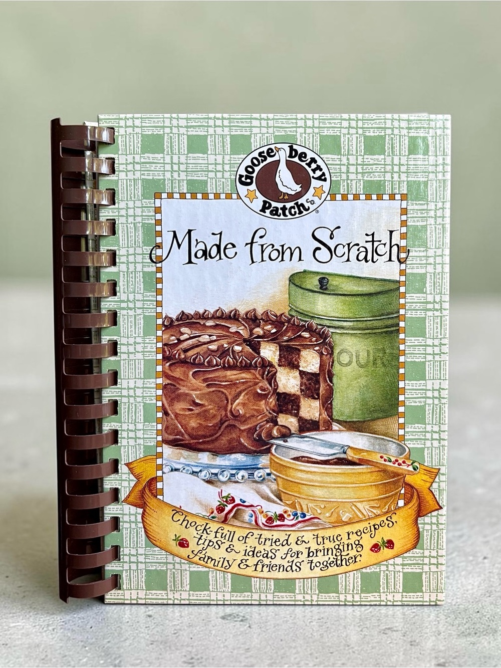 Vintage Gooseberry Patch Made From Scratch Cookbook